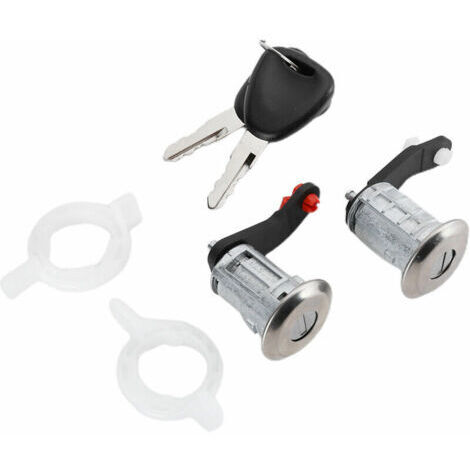 Cylindre de serrure de porte gauche et droite  avec 2 clés 7701470944 pour Renault Master 1998-2016