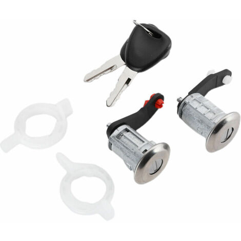 Cylindre de serrure de porte gauche et droite KZQ avec 2 clés 7701470944 pour Renault Master 1998-2016