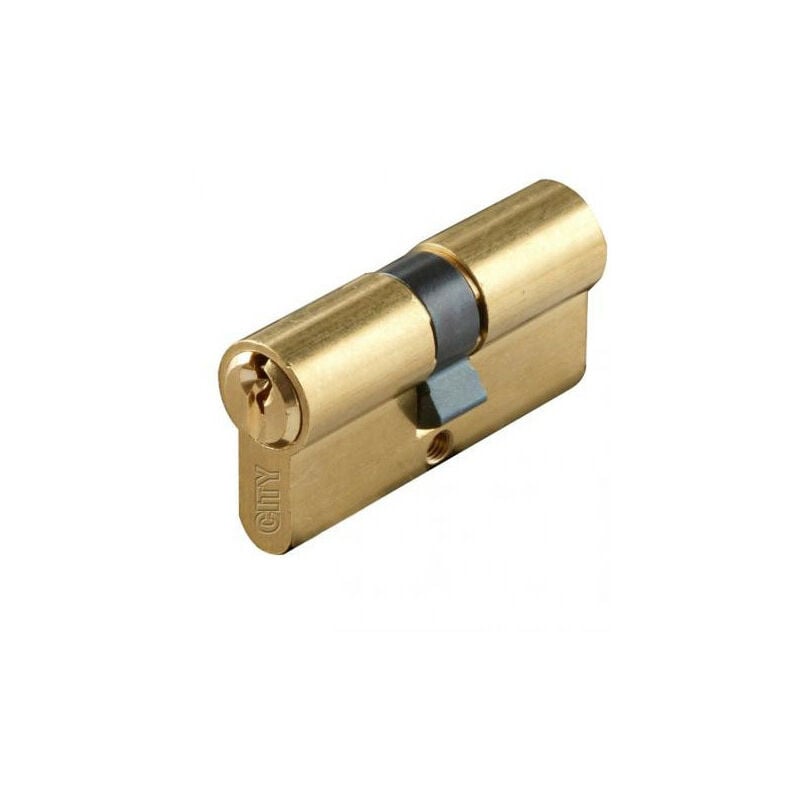 Cylindre double entrée 5G city sur numéro KCF001921 laiton Jaune/Doré n/a 30 mm 80 mm