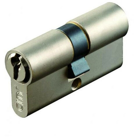 Cylindre double entrée 5G CITY sur numéro KCF001921 nickelé - ISEO Argent N/A 35 mm 45 mm