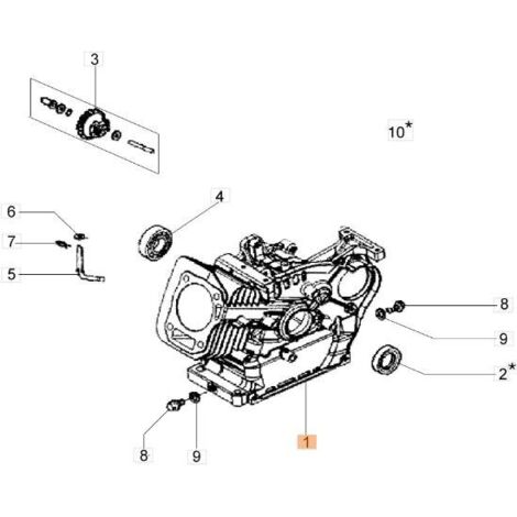 CYLINDRE ET BASE D'ORIGINE EMAK L66150272