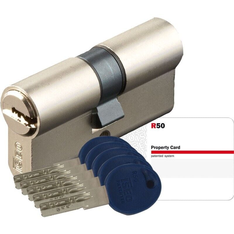 Cylindre européen double entrée ISR50 Argent Varié n/a 30 mm 50 mm