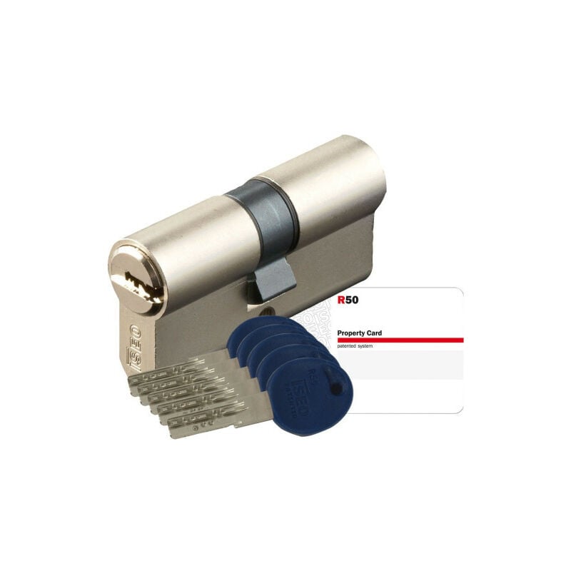 Cylindre européen double entrée ISR50 Argent Varié n/a 30 mm 60 mm