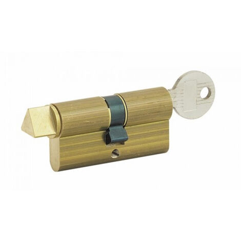 CYLINDRE EUROPÉEN POMPIER LONGUEUR 30X30MM ET TRIANGLE DE 14MM LAITON - COUILLET - TE14053932 ROBERT COUILLET