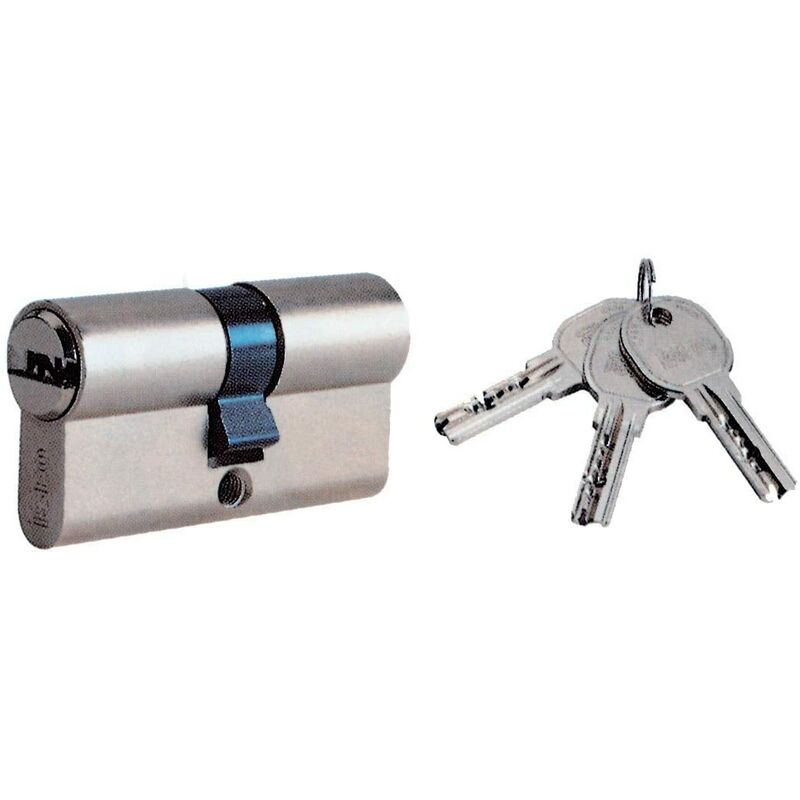 Cylindre européen iseo double profil R6 avec clés plates R6 MM.28-33