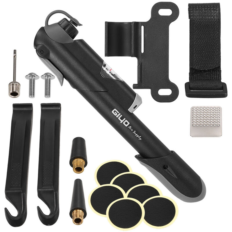 Cylindre gonflable de pompe à air manuelle de mini vélo portatif - Flkwoh