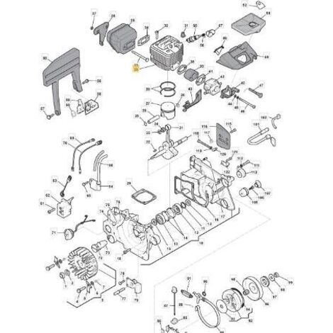 CYLINDRE KZ 848C9012A7 - RdC ORIGINAL STIGA - 6995136