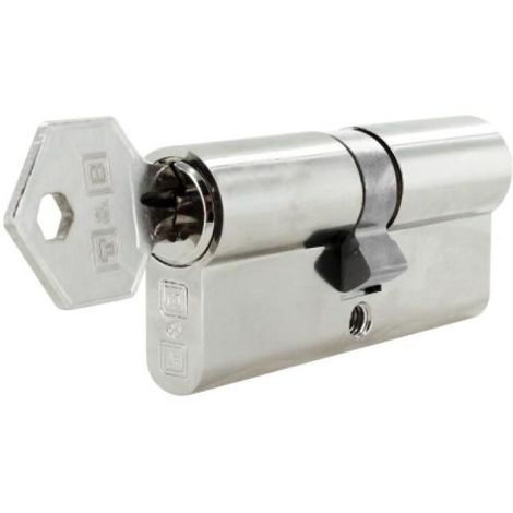 Cylindre laiton/inox pour environnement corrosif en 30 X 30 mm 3 clés