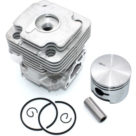 Cylindre OLEO MAC 753 EFCO 8530 (45mm) 61112035B, alésage de 45 mm, avec segments de piston, convient aux tronçonneuses OLEO/EFCO.