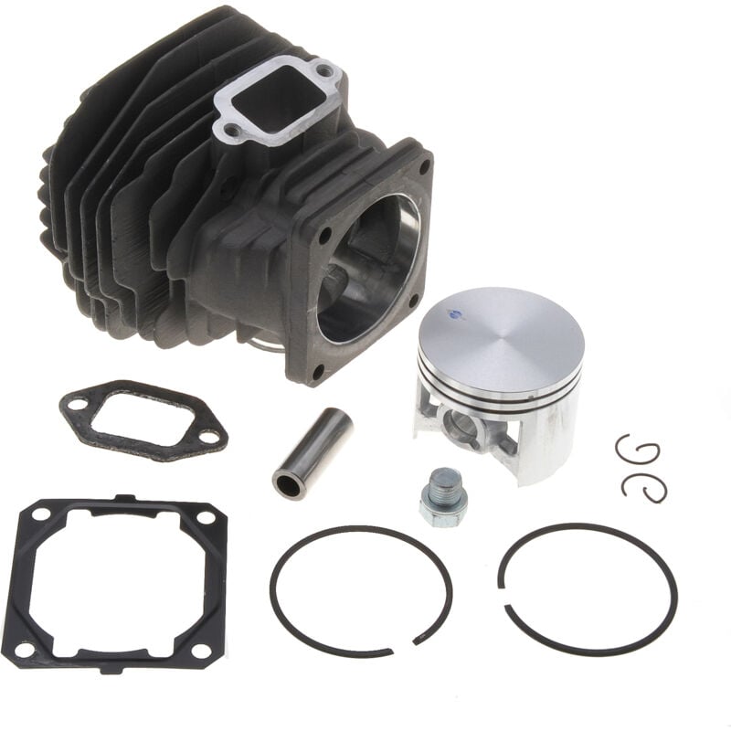 Jardiaffaires - Cylindre piston 50mm tronçonneuse compatible avec Stihl 044, MS440 avec décompresseur