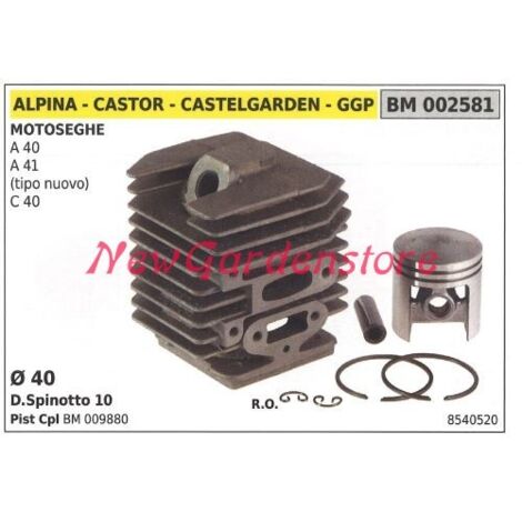 Cylindre piston segment ALPINA moteur tronçonneuse A40 41 C40 002581