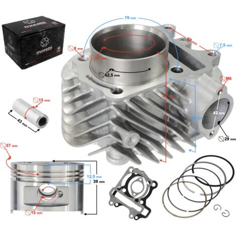 Cylindre pour scooter 4T 150cc 1P52QMI