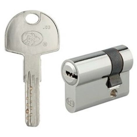 Cylindre premium HS50 40/40mm avec 5 clés horizontales et carte de propriété