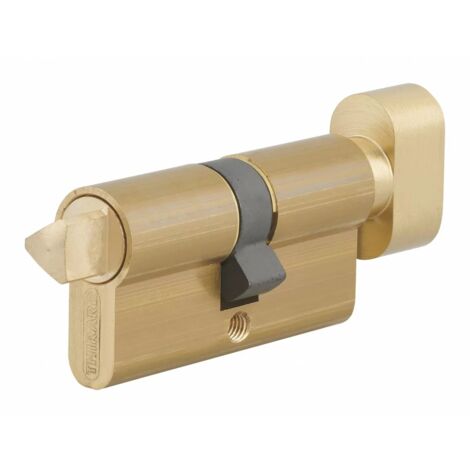Thirard – Cylindre de serrure profilé européen 30x30mm – 5 goupilles en maillechort – Panneton anti-arrachement – 3 clés en acier nickelé - 30btx30