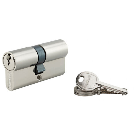 Cylindre Profile Serie Eco Nickele Double 30 X 35 S'entrouv - 3 Cles
