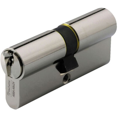 Cylindre Profile Serie Eco Nickele Double 35 X 40 Mm - 3 Cles