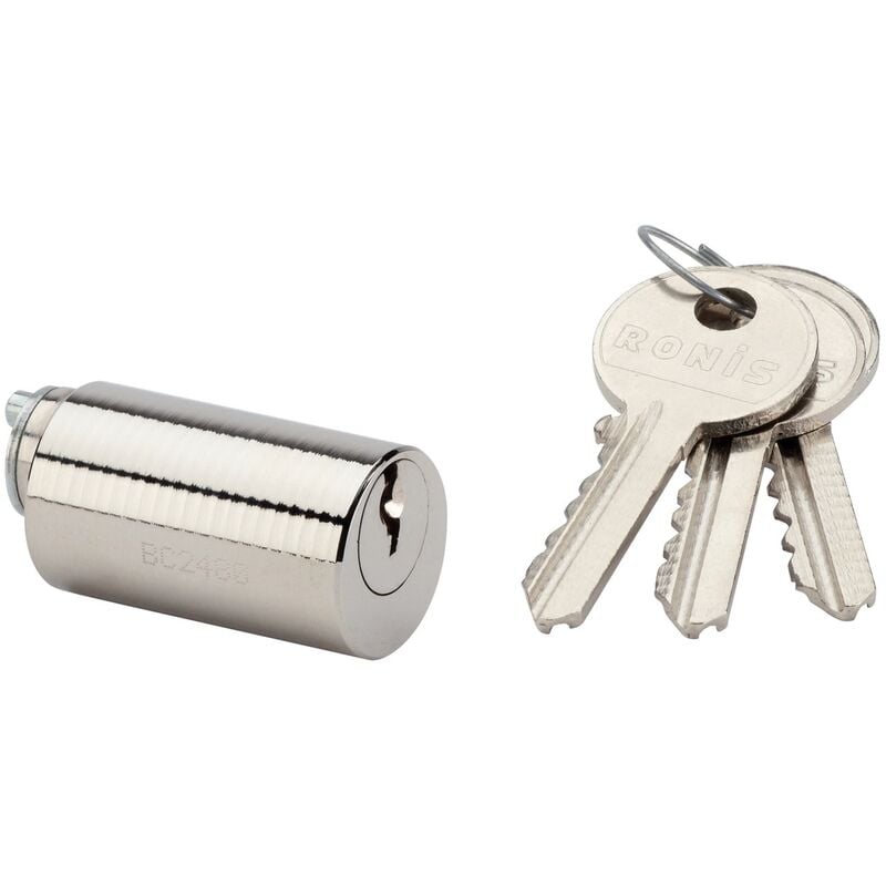 Cylindre rond guidotti 1306 pour serrure à bandeau PL2 Ronis 140603
