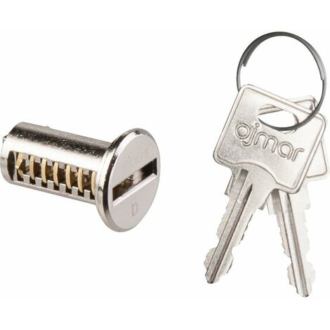 Cylindre interchangeable sur numéro pour serrure meuble – Longueur 21 mm – Fabriqué en France – Remplacement sécurisé – Grappin Annat