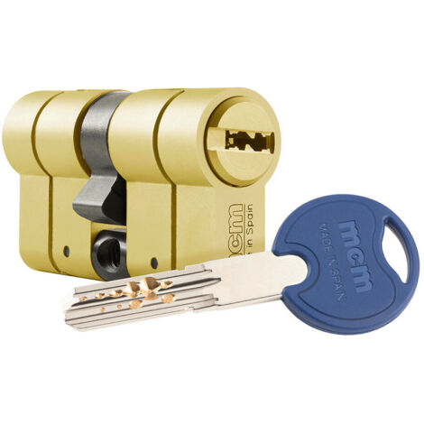 Cylindre scx+ de haute sécurité anti-effraction, anti-bumping et anti-picking. 30-40 laiton et double embrayage. scx+de:30-40 mcm