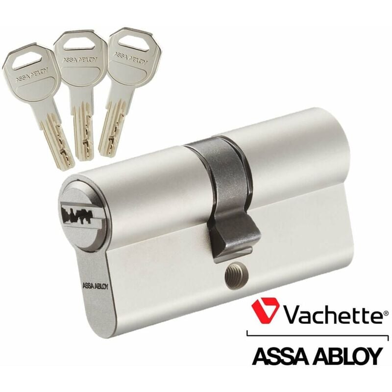 Cylindre serrure Vachette CY110 40Ext x45 - Alu