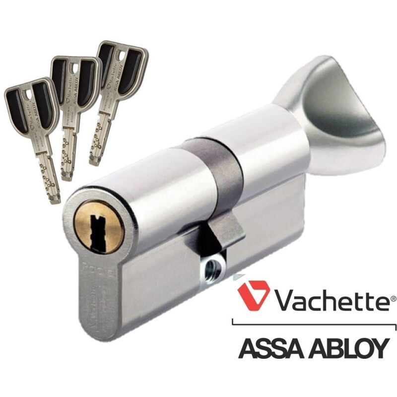 Cylindre serrure Vachette RADIALis 32,5 bouton x 57,5 - Blanc