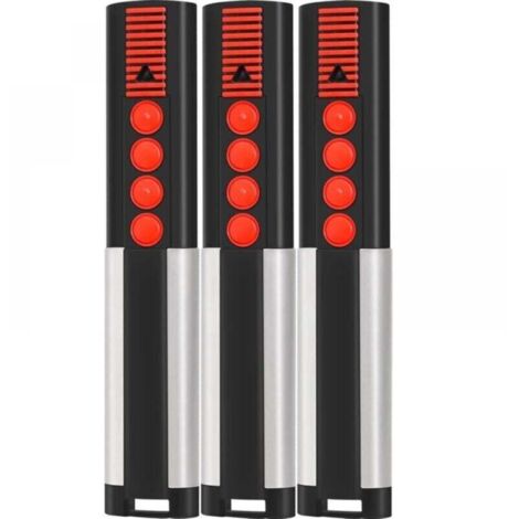 Cyslmuk – Lot de 3 télécommandes 868MHz pour porte de garage – 4 canaux – Cryptage Rollingcode – Portée 50m – Compatible avec 4020 TX03-868-4, 4026 TX03-868-2 - 4026V000