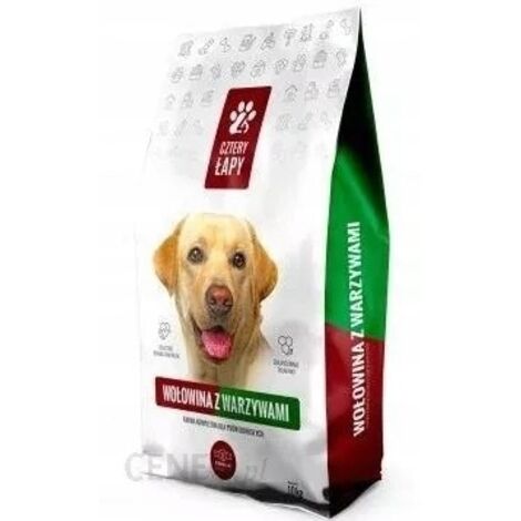 Cztery Paws Manzo premium con verdure 10 kg