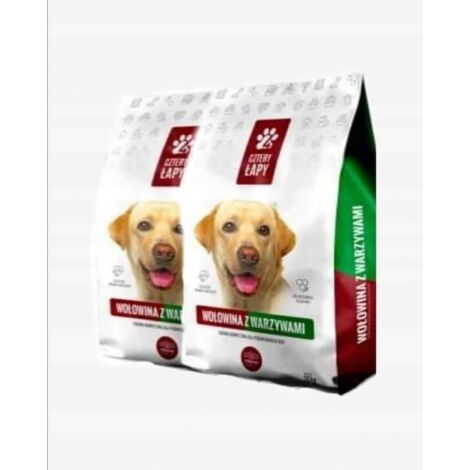 Cztery Paws Premium manzo/verdure 10 kg x 2 pezzi