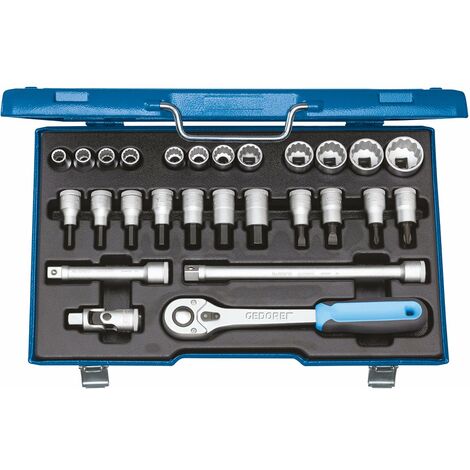 D 19 IMU-10 Set di chiavi a bussola 1/2", 27 pezzi, UD-Profilo 10-30 mm