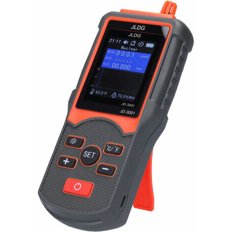 D-3001 Compteur Geiger Multifonctionnel Et Détecteur De Radiations électromagnétiques, Mesure De La Température Et De LHumidité, Avec Fonction D'Exportation De Données