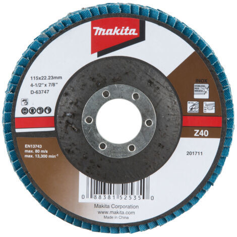 D-63747 Disco de láminas 115 x 22,23 mm, Z40