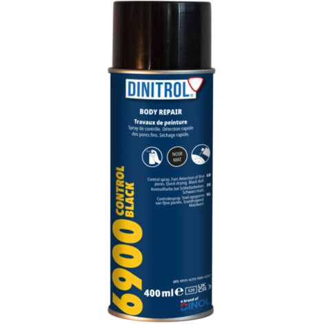 D-6900 Laque Noir mat - Guide de ponçage - Noir mat