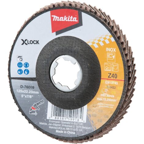 D-76009 Disque à lames X-Lock, 125 mm, Z40