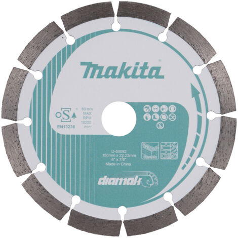 D-80092 Disco de diamante 150 x 22,23 mm