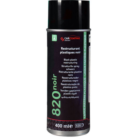 D-820 Restructurant plastiques - Noir
