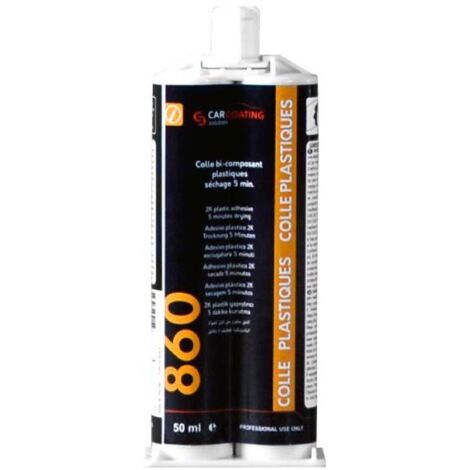 D-860 Colle bi-composant plastiques séchage 5 min.