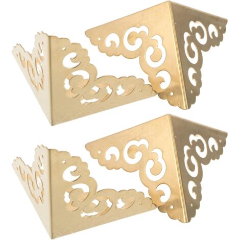 d angle en laiton antique 8 cm lot de 4 Protections d
