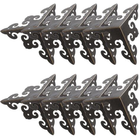 d angle vintage en fer pour bo tes lot de 10 querres m