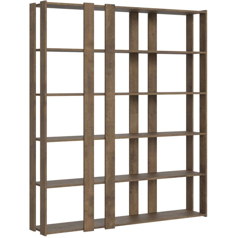 Bibliothèque ouverte Kato e en noyer