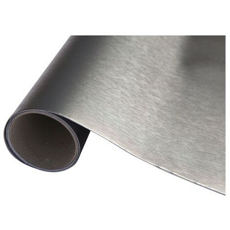 D-C-FIX - Adhésif rouleau metallic platino acier 1.5mx45cm