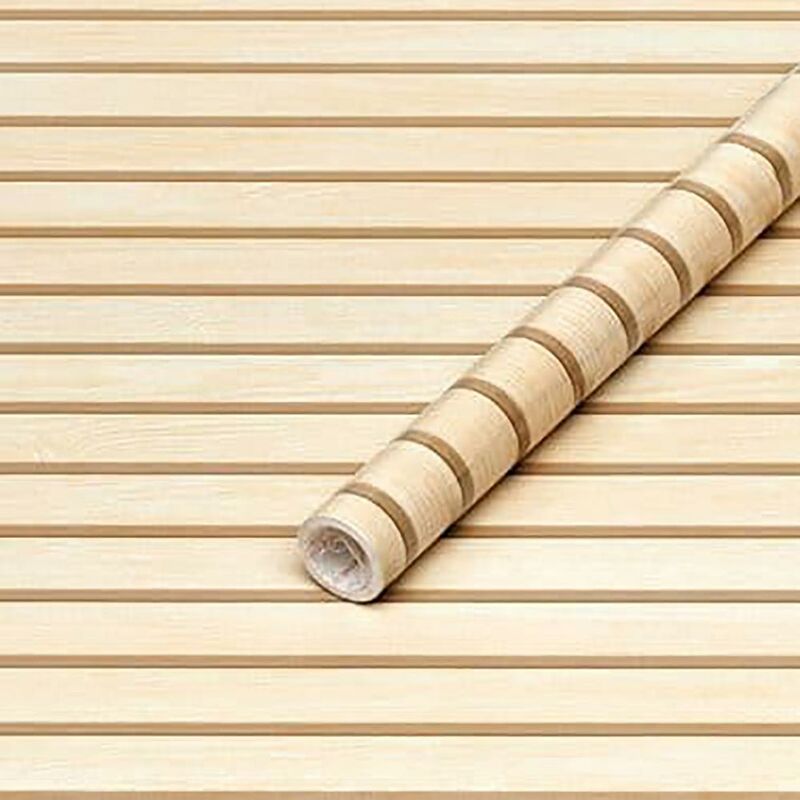 D-c Fix Cream Wooden Slate Self Adhesive Film Sticky Back Vinyl 2m x 45cm