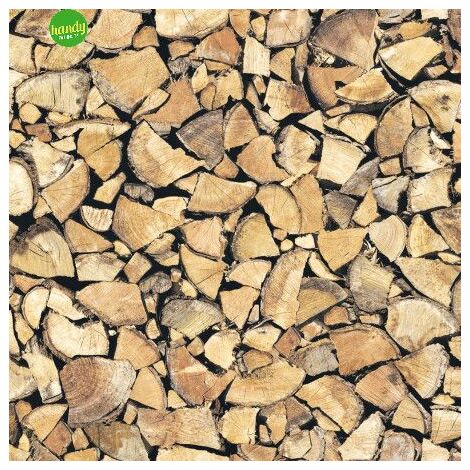 d-c-fix Pellicola Adesiva per mobili legna da ardere marrone PVC plastica vinile impermeabile decorativa per cucina, armadio, porta carta rivestimento 45 x 200 cm