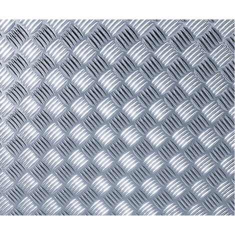 d-c-fix Selbstklebefolie Metallic silber Riffelblech 67,5 cm x 1,5 m Klebefolien