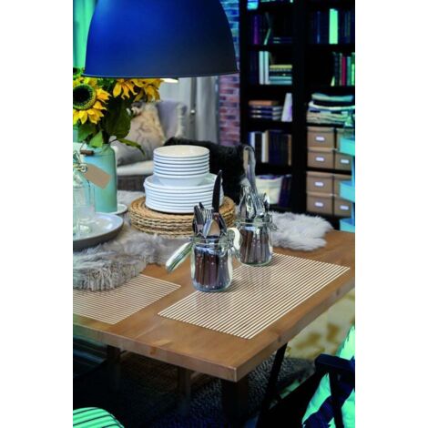d-c-table® Tischset Rio Ben 44 x 29 cm, weiß Tischset