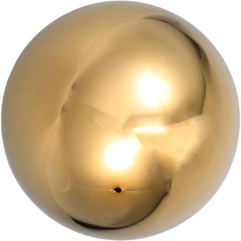 D corative Creuse Acier Inoxydable Dor Sph re Miroir R fl