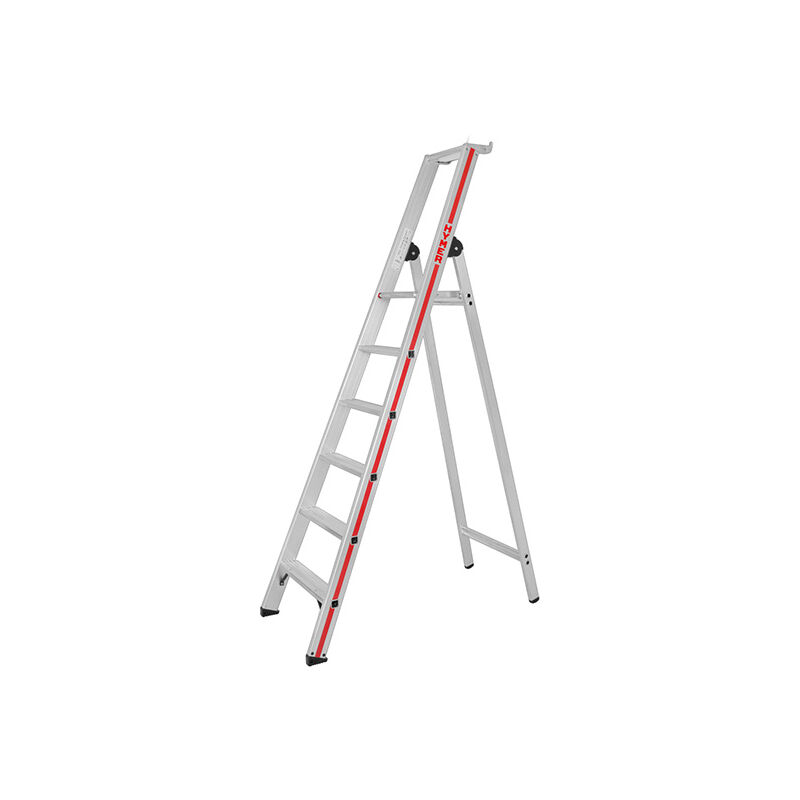 Escabeau 6 marches - Hauteur atteignable 3.40m - 8026/6