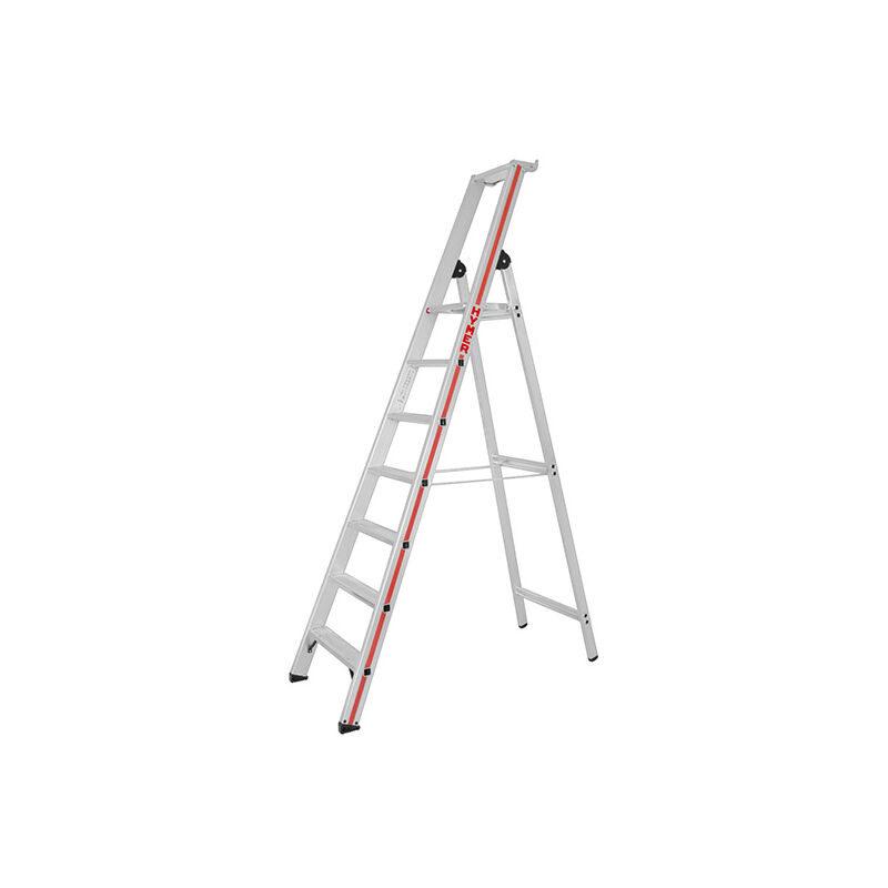 Escabeau 7 marches - Hauteur atteignable 3.63m - 8026/7