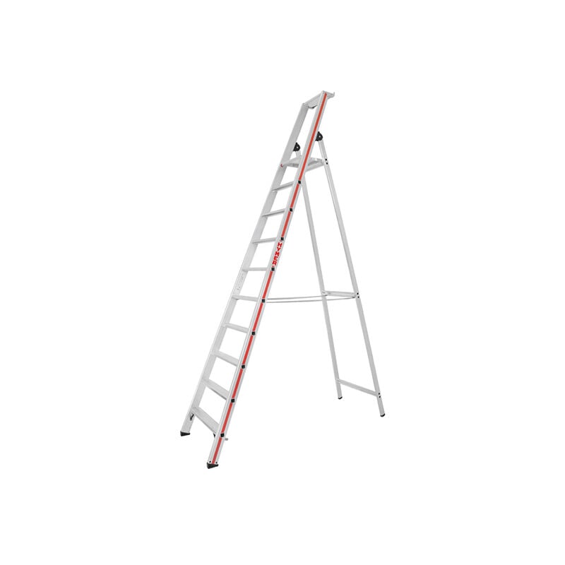 Hymer - Escabeau 10 marches - Hauteur atteignable 4.32m - 8026/10