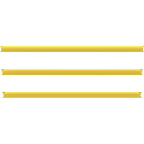 d-flexx, Rambardes, en plastique flexible, 3 montants de