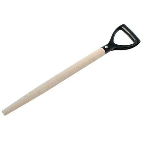 D HANDLE SPARE REPLACEMENT WOOD WOODEN SHAFT GARDEN SHOVEL FORK SPADE CT0144